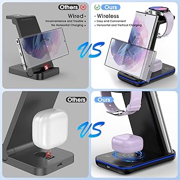 Amazon.com: Wireless Charging Station for Samsung/Android